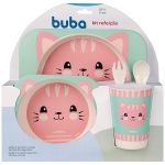 Kit Refeição em Bambu Gatinha (6m+) - Buba