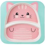 Kit Refeição em Bambu Gatinha (6m+) - Buba