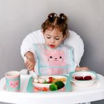 Kit Refeição em Bambu Gatinha (6m+) - Buba