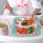 Kit Refeição em Bambu Gatinha (6m+) - Buba