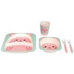 Kit Refeição em Bambu Gatinha (6m+) - Buba