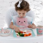 Kit Refeição em Bambu Gatinha (6m+) - Buba