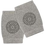 Joelheira Antiderrapante para bebê Cinza (6m+) - Buba