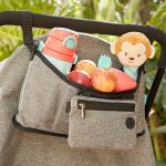 Bolsa Organizador para Carrinho de bebê Cinza - Buba