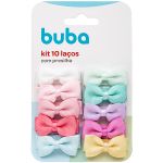 Kit 10 Laços com Presilha Mini Candy Colors - Buba