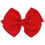 Kit 2 Laços com Presilha M Branco/Vermelho - Buba