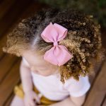 Kit 2 Laços com Presilha G Branco/Rosa - Buba