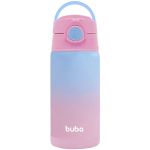 Garrafa Térmica Inox Parede Dupla 400ml Rosa e Azul (3m+) - Buba