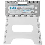 Banqueta Multiuso Dobrável Cinza - Buba