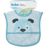 Babador com Cata-migalhas Cachorrinho Azul (3m+) - Buba