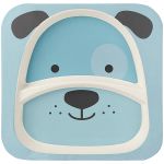 Kit Refeição em Bambu Cachorrinho Azul (6m+) - Buba