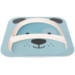 Kit Refeição em Bambu Cachorrinho Azul (6m+) - Buba