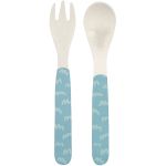 Kit Refeição em Bambu Cachorrinho Azul (6m+) - Buba
