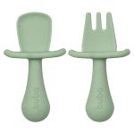 Kit Talher de Treinamento em Silicone Verde (6m+) - Buba