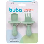 Kit Talher de Treinamento em Silicone Verde (6m+) - Buba