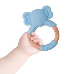 Mordedor Elefante em Silicone Azul (4m+) - Buba