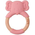 Mordedor Elefante em Silicone Rosa (4m+) - Buba
