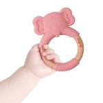 Mordedor Elefante em Silicone Rosa (4m+) - Buba