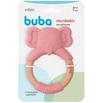 Mordedor Elefante em Silicone Rosa (4m+) - Buba