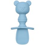 Kit Talher de Treinamento em Silicone Ursinho Azul (6m+) - Buba