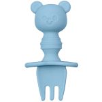 Kit Talher de Treinamento em Silicone Ursinho Azul (6m+) - Buba