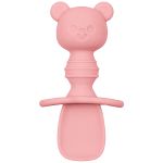 Kit Talher de Treinamento em Silicone Ursinho Rosa (6m+) - Buba