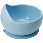 Bowl em Silicone com Ventosa Azul (6m+) - Buba