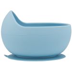 Bowl em Silicone com Ventosa Azul (6m+) - Buba