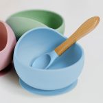 Bowl em Silicone com Ventosa Azul (6m+) - Buba