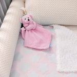 Manta Dupla Face para bebê em Soft Star Rosa (3m+) - Buba