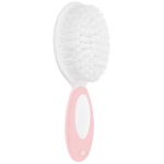 Escova e Pente Cerdas Macias Rosa Claro (0m+) - Buba