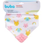 Babador Bandana com Mordedor Happy Friends (4m+) - Buba