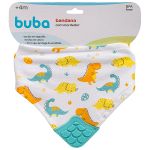 Babador Bandana com Mordedor Dinos (4m+) - Buba