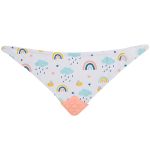 Babador Bandana com Mordedor Arco-Íris e Abelha (4m+) - Buba