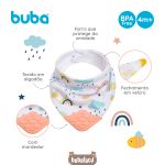 Babador Bandana com Mordedor Arco-Íris e Abelha (4m+) - Buba