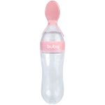 Colher Dosadora com Tampa Rosa 90ml (6m+) - Buba