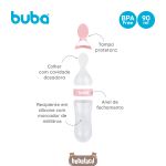 Colher Dosadora com Tampa Rosa 90ml (6m+) - Buba