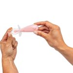 Colher de Silicone com Protetor Rosa (6m+) - Buba