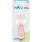 Colher de Silicone com Protetor Rosa (6m+) - Buba
