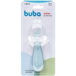 Colher de Silicone com Protetor Azul (6m+) - Buba