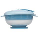 Kit Refeição: Bowl com Compartimento e Talheres Azul (6m+) - Buba