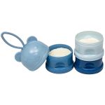 Potes Empilháveis para Leite em Pó e Snack Urso Azul - Buba