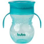 Copo de Treinamento com Alça 360° Verde 270ml (12m+) - Buba