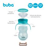 Copo de Treinamento com Alça 360° Verde 270ml (12m+) - Buba