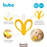 Massageador de Gengiva com Cerdas Curtas Banana (4m+) - Buba