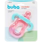 Mordedor com Água Mamadeira Rosa (4m+) - Buba
