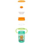 Copo 360° com Alça BubaZoo Leãozinho 300ml (12m+) - Buba