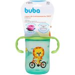 Copo 360° com Alça BubaZoo Leãozinho 300ml (12m+) - Buba