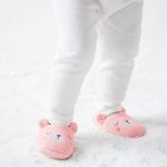 Pantufa para bebê Urso Rosa - Buba