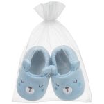 Pantufa para bebê Urso Azul - Buba
